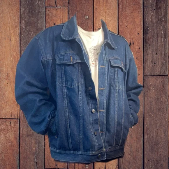 Heavy Duty Land O Lakes Embroidered Denim Jacket